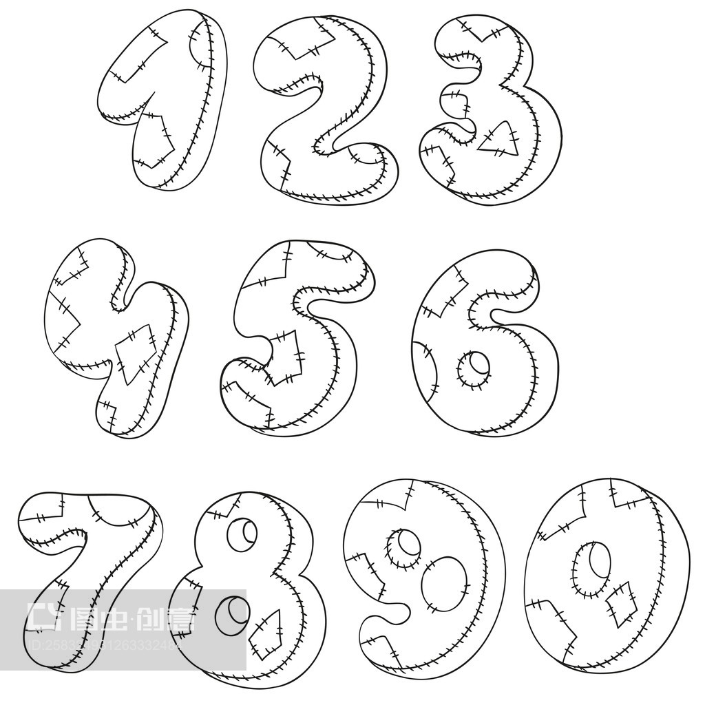 數(shù)字枕頭的平面設(shè)計美學 數(shù)字、形狀與舒適感的融合